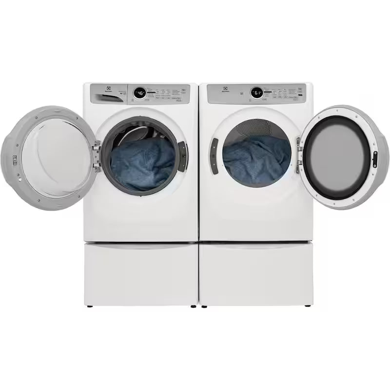 Front Load Gas Dryer in White J1242