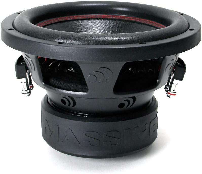 10 Inch Car Audio Subwoofer, 700 Watt RMS, Dual 2 Ohm A1875