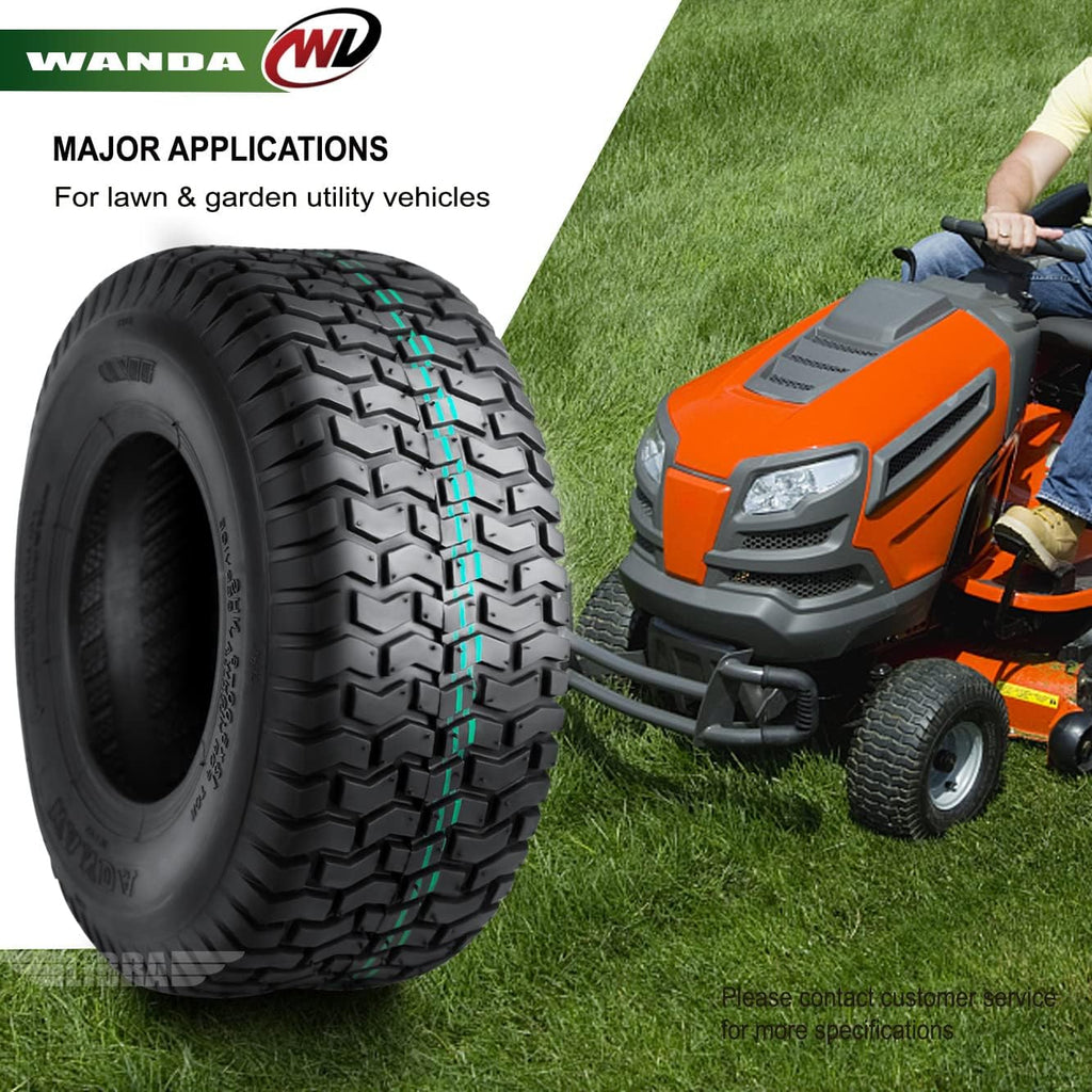 Set 2 13x5.00-6 Lawn Mower Utility Cart Turf Tires 4 ply Pack of 2 D338