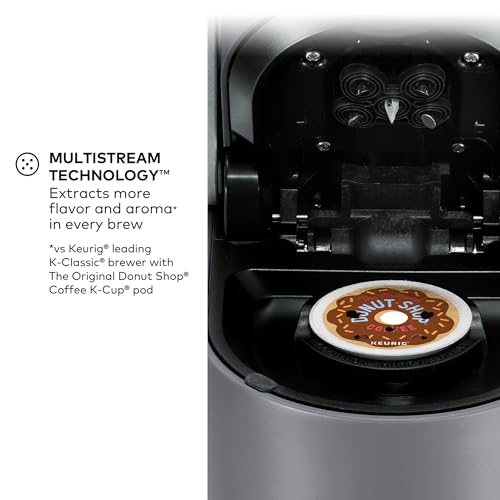 Single Serve K-Cup Pod Coffee Maker, 4 Brew Sizes, Black W64020