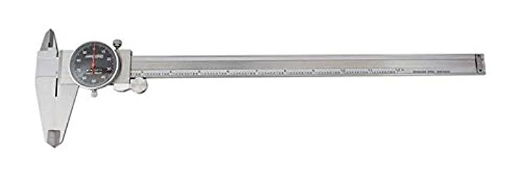 0-12'' by 0.001'' Stainless Steel Dial Caliper F628687