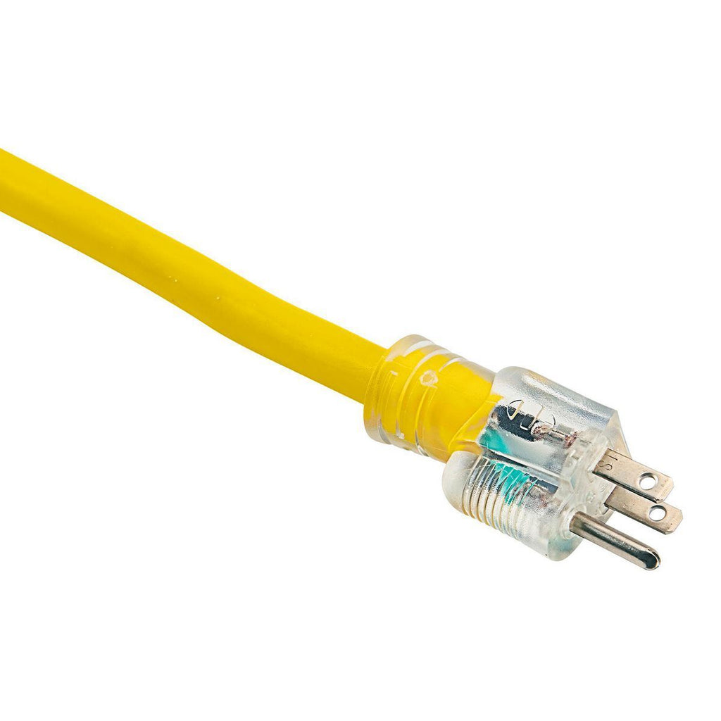 25 ft. 10/3 Gauge Triple-Tap Extension Cord, Yellow X71940