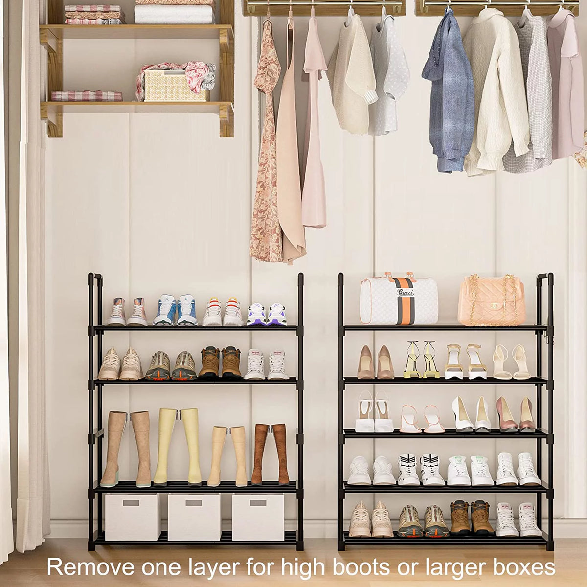5-Tiers Stackable Shoe Rack G689