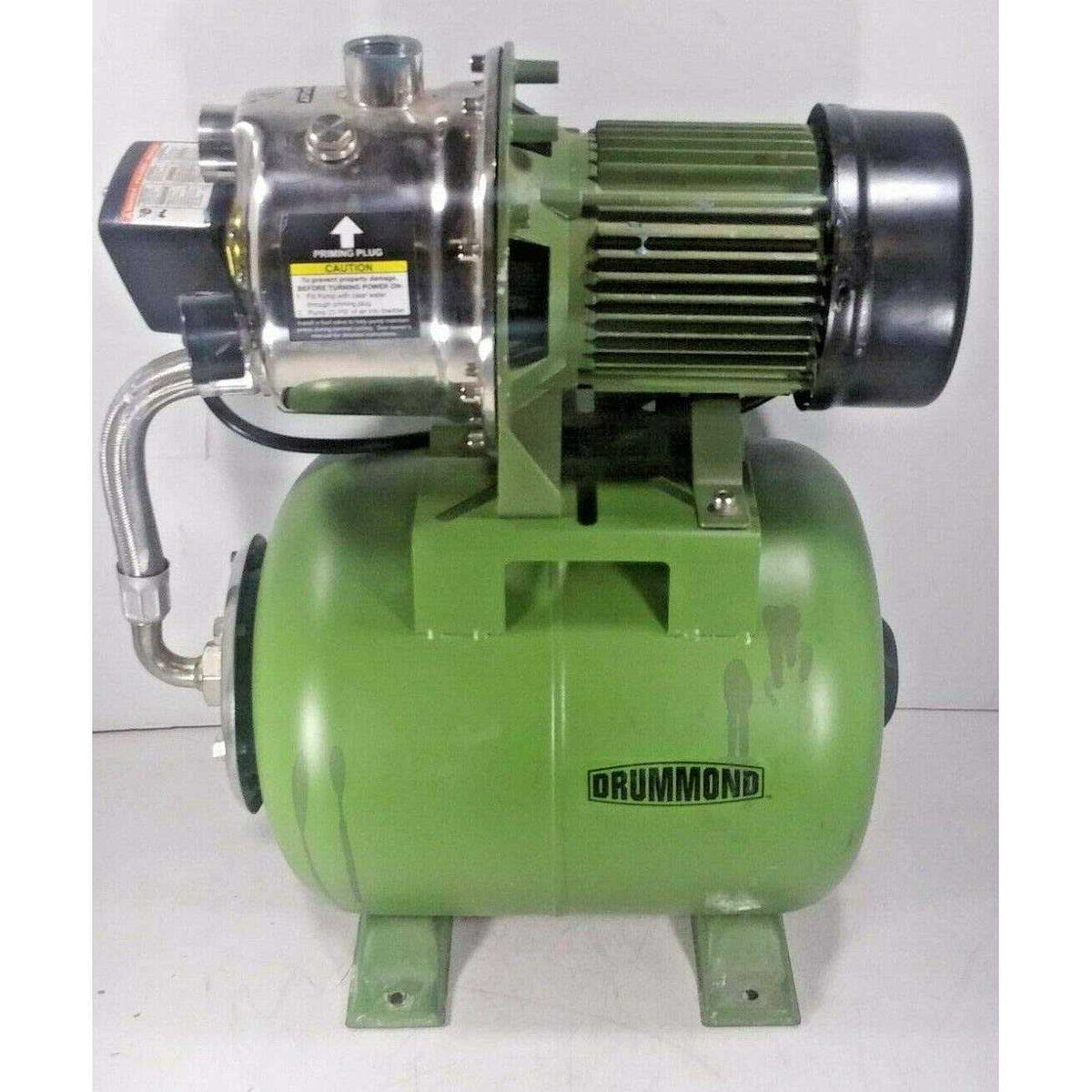 1 HP Stainless Steel Shallow Well Pump and Tank with Pressure Control Switch Y965675
