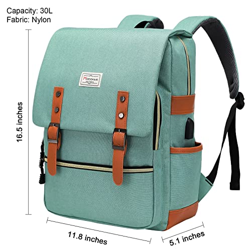 Grey Laptop Backpack with USB Charging Port G601604