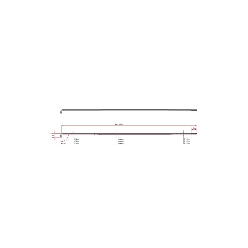 Straight Pull Spoke T68164