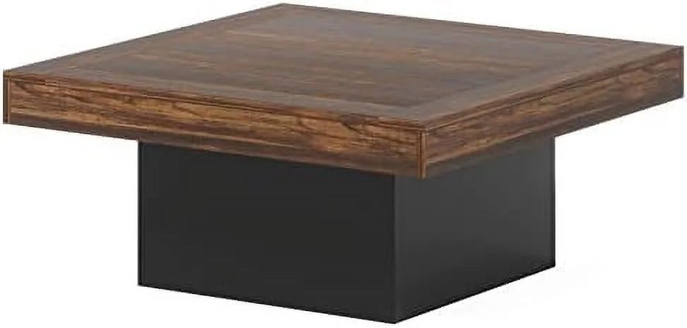 Square LED Engineered Wood Coffee Table K537