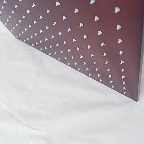 Oil Rubbed Bronze Ceiling Mount Rainfall LED Shower Head with Shower Arm F54249