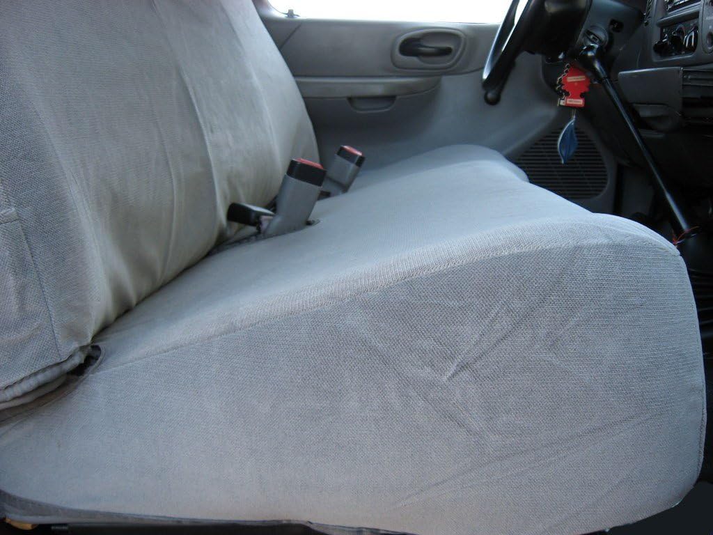 Gray Automotive Velor Bench Seat Covers D212