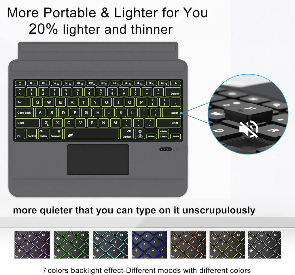 Leather Folio Case with Keyboard for iPad Pro 12.9 inch Z283599