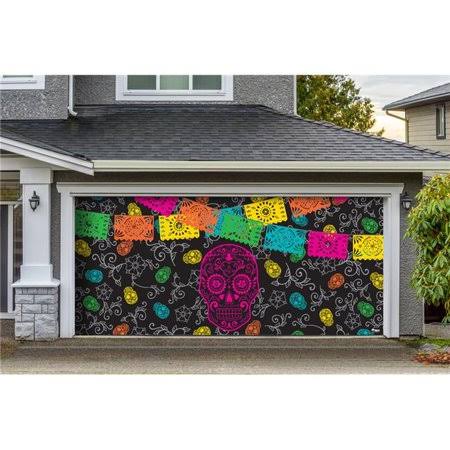 Day of The Dead Halloween Door Mural Sign Banner Decor X28438