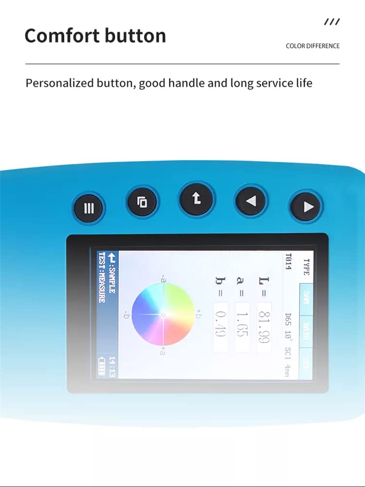 Portable Colorimeter Color Analyzer Digital LAB Color Meter Tester Color Difference Meter with 4mm Caliber Z10462