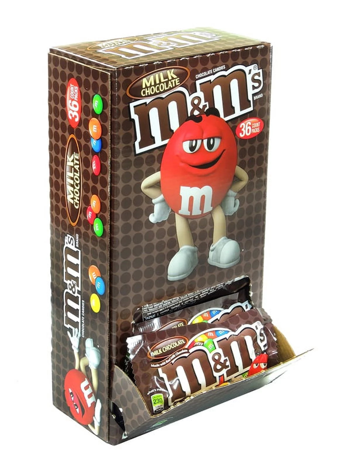 Milk Chocolate Candy 1.69-Ounce Pouch 36-Count W487
