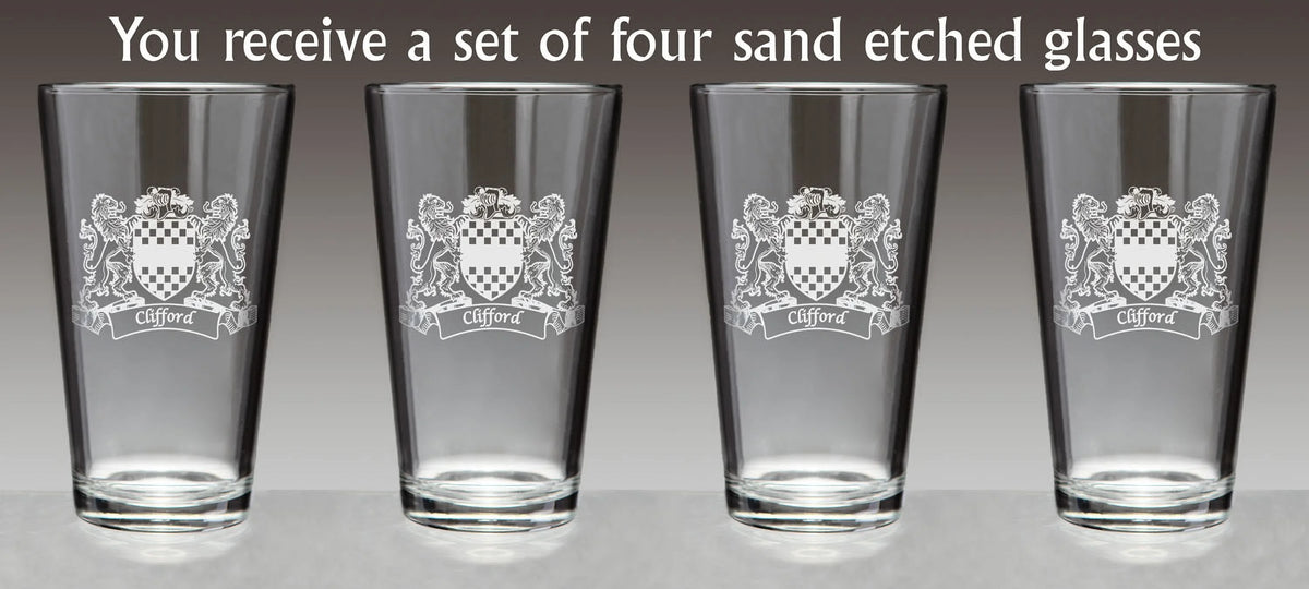 Irish Coat of Arms Pint Glasses C429