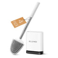 Toilet Brush and Holder Set with Silicone Bristles T598280