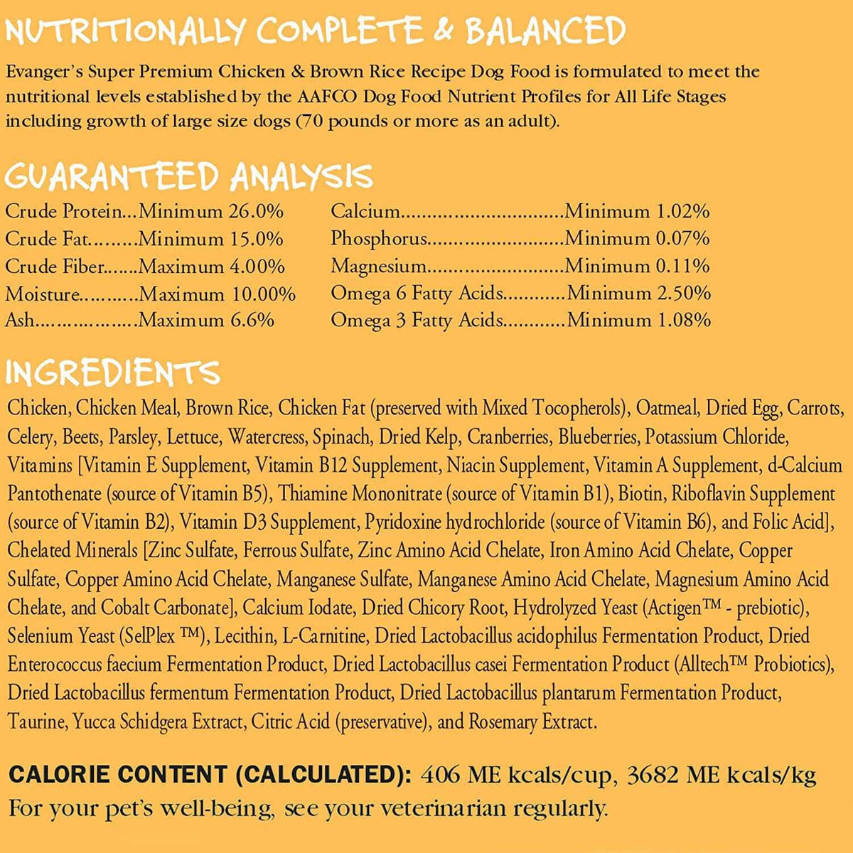 Chicken with Brown Rice Dry Dog Food J10224