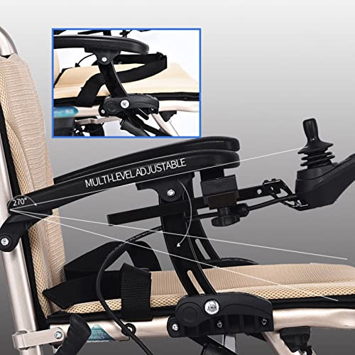 Lightweight Electric Power Wheelchair 380W Motor Portable Travel Wheel Chairs C715159