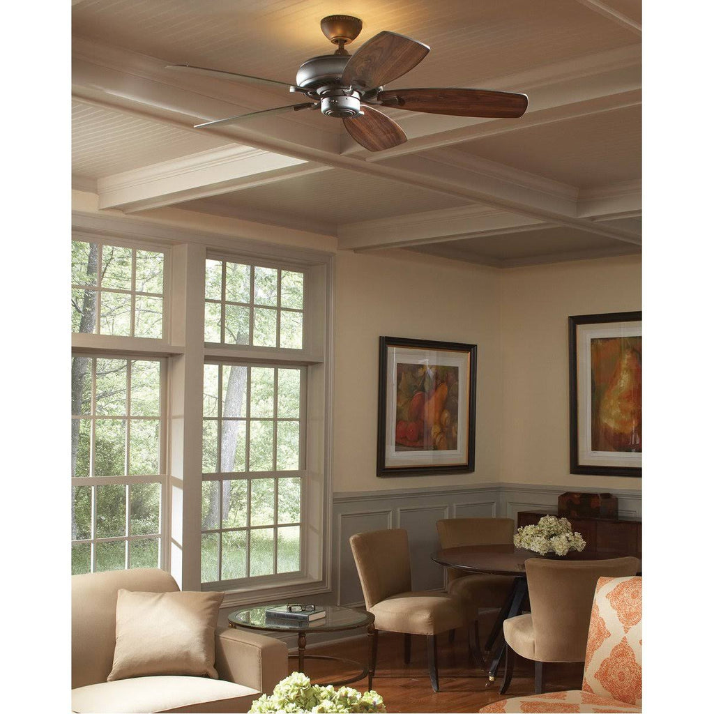 Brushed Steel Ceiling Fan H5084