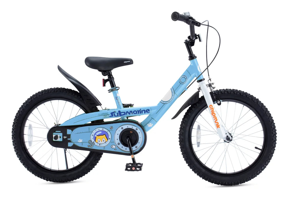 18 In Blue Steel Bike with Kickstand I83997