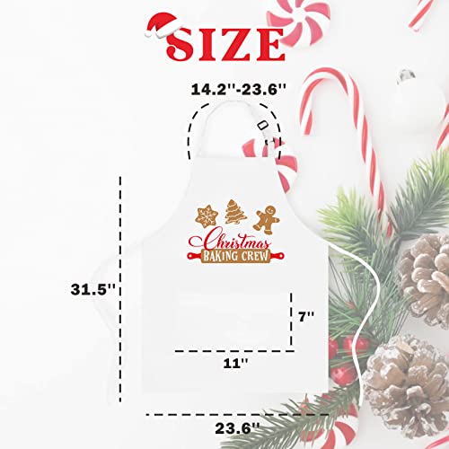 Christmas Baking Apron with 2 Pockets L810