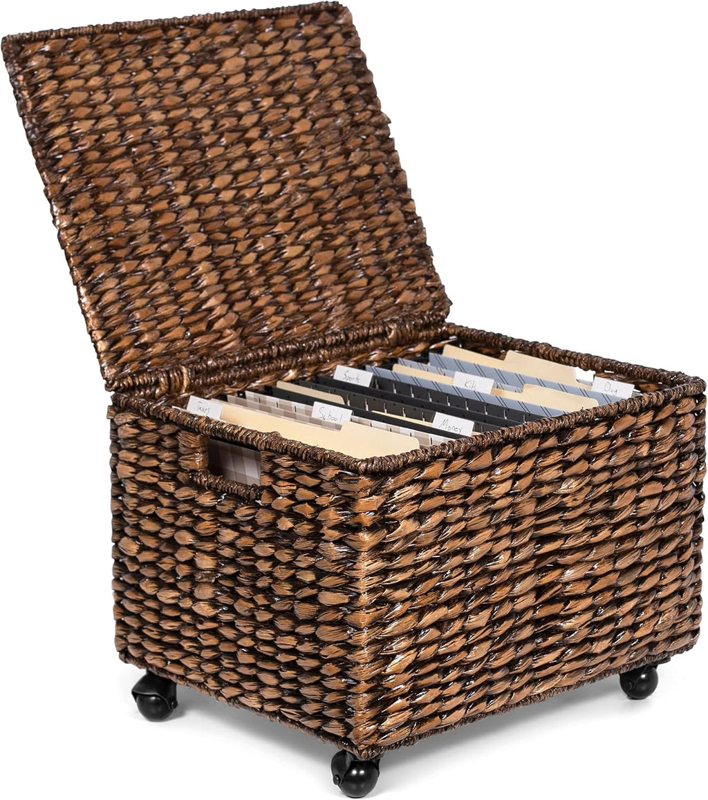 Seagrass Rolling File Cabinet X3665