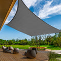 12'x16' Sand Rectangle Shade Sail UV Block Canopy M156917