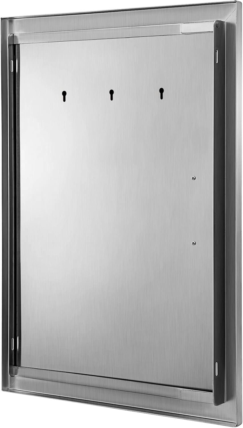 BBQ Access Door 17W x 24H Inch Stainless Steel L434