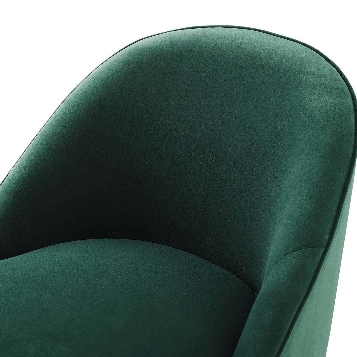 Green Velvet Accent Chair Y406525