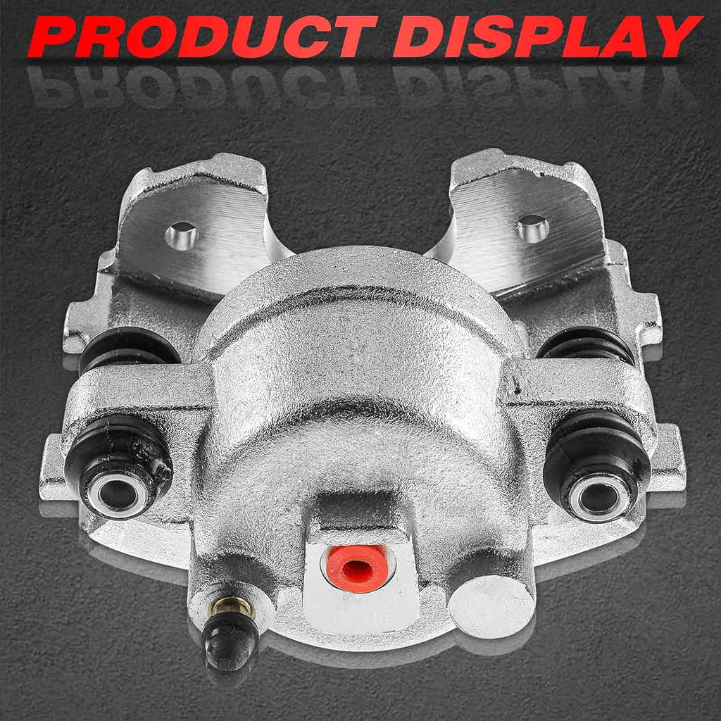 Front Driver Side Brake Caliper Assembly Pack of 2 F65974