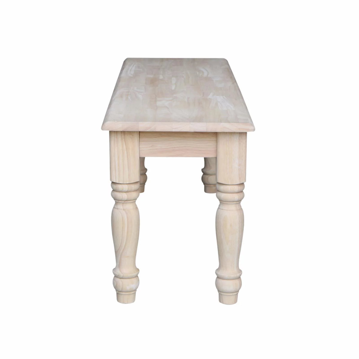 Unfinished Farmhouse Bench U39582