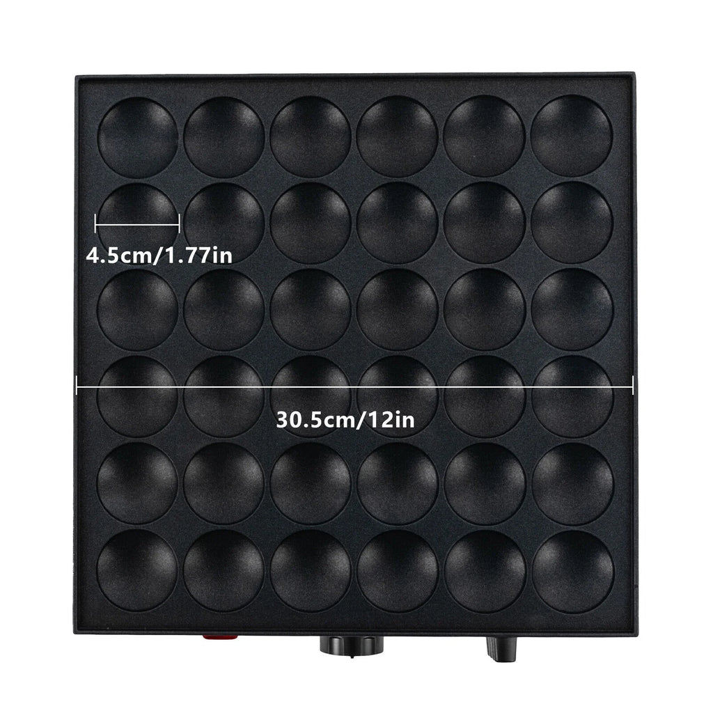 36 Holes Nonstick Electric Pancake Maker 900W 110V V5677