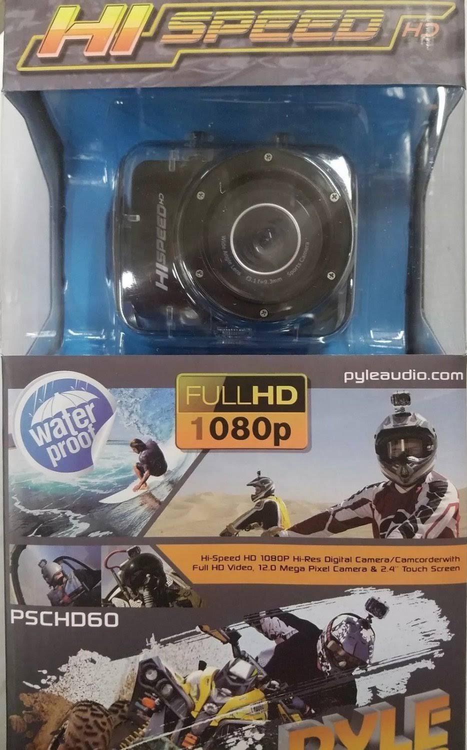 12.0 Megapixel 1080p Action Camera with 2.4 Touchscreen (Black) S595