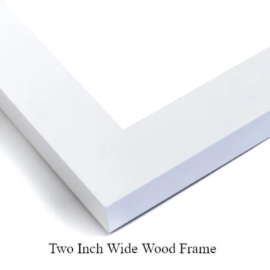 White Modern Wood Framed Museum Art Print I923878