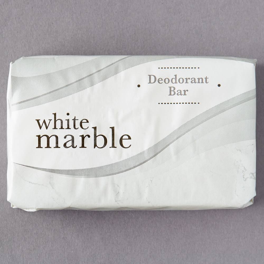 White Marble Deodorant Soap 2.29 oz Z435