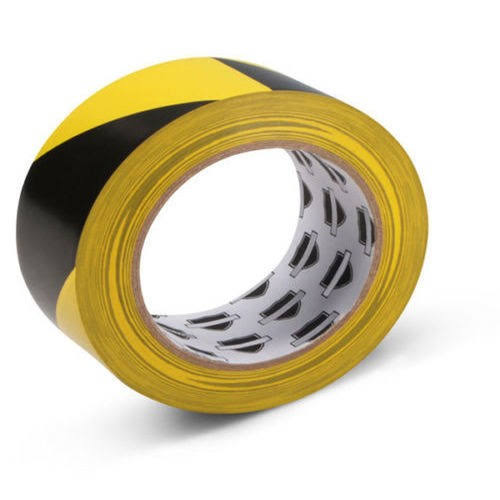 Black Yellow Aisle Marking Tape 3x22 x 36 Yards 7 Mil 16 Rolls V667988