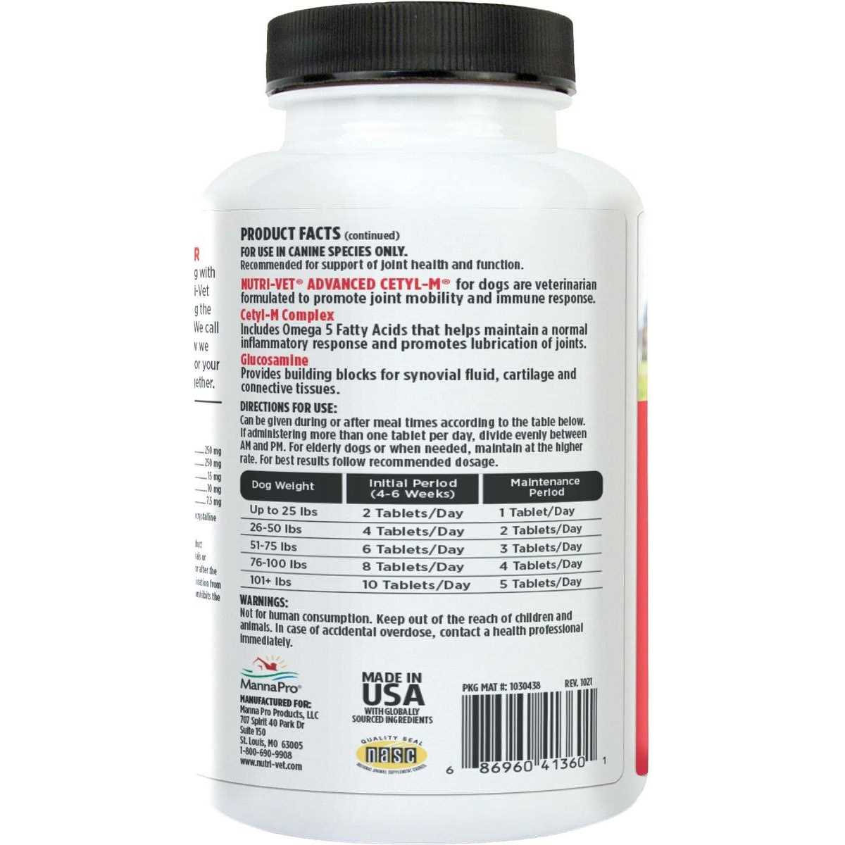 Joint Action Formula for Dogs X9176