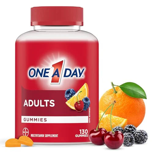 Adult Multivitamin Gummies with Vitamins A B6 B12 C D E Biotin and Zinc 130 Gummies S920