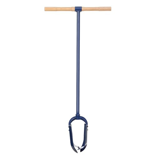 6"x 46" Adjustable Industrial Hand Auger Post Hole Digger with Non-Slip Hardwood T Handle W226682