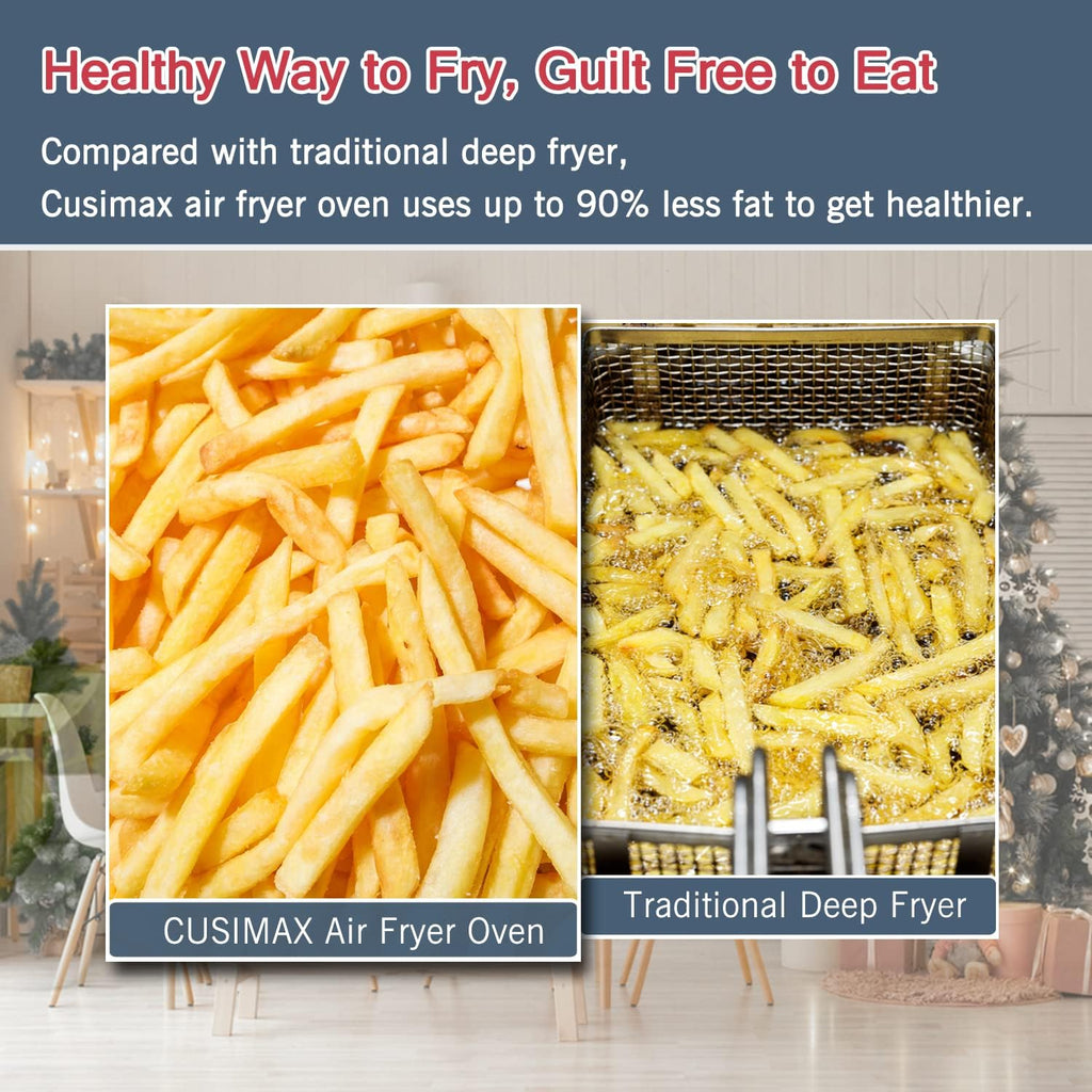 15.5 Quart Air Fryer Toaster Oven with Rotisserie & Dehydrator, Black Z335191
