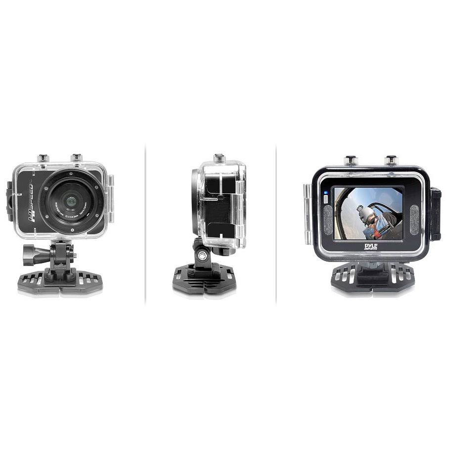 12.0 Megapixel 1080p Action Camera with 2.4 Touchscreen (Black) S595
