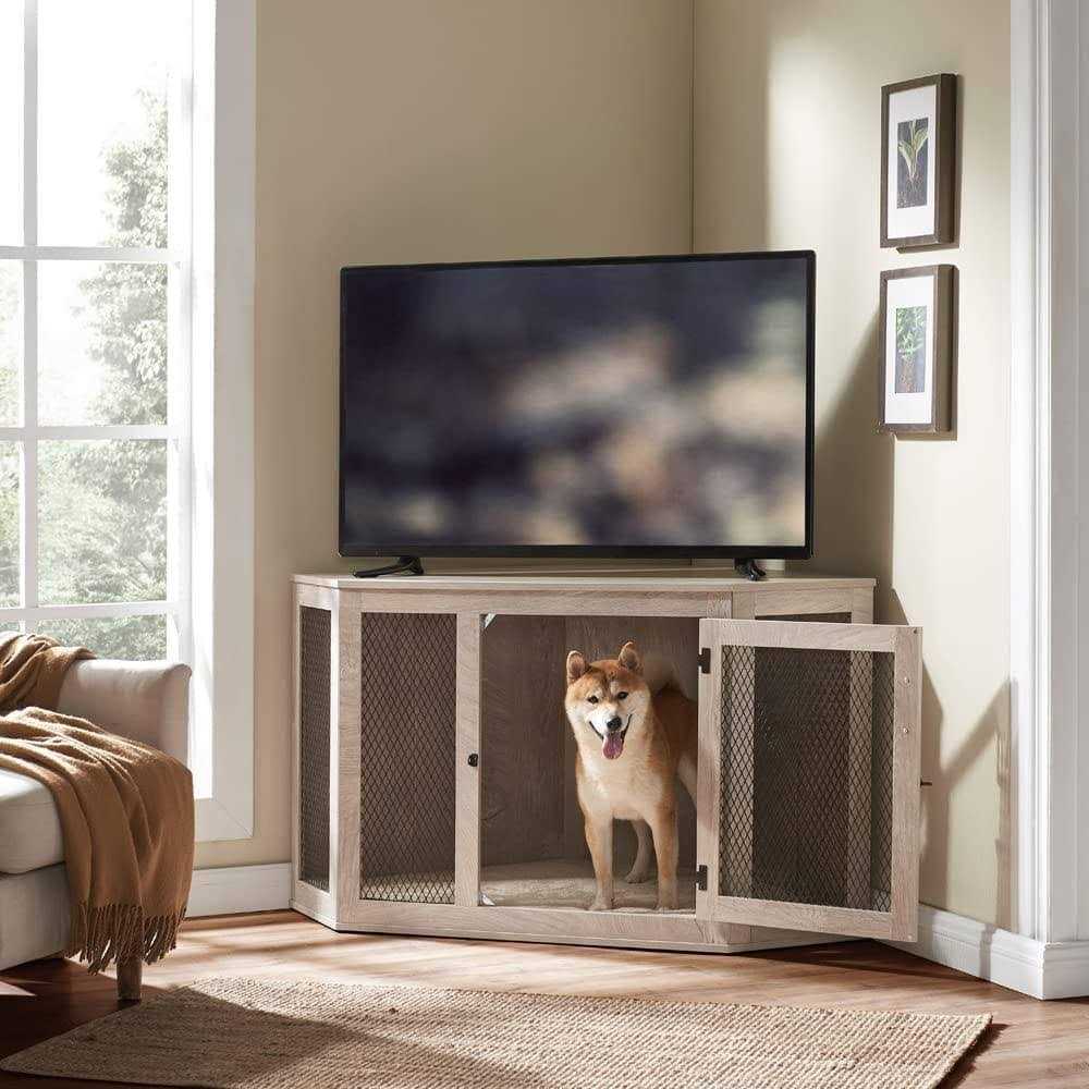 Corner Dog Crate O2287
