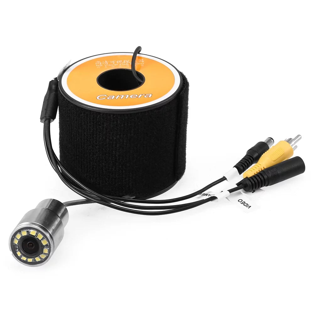 Underwater Fishing Camera, 12 LEDs Night Vision Waterproof, 15m/30m/50m Cable J1473