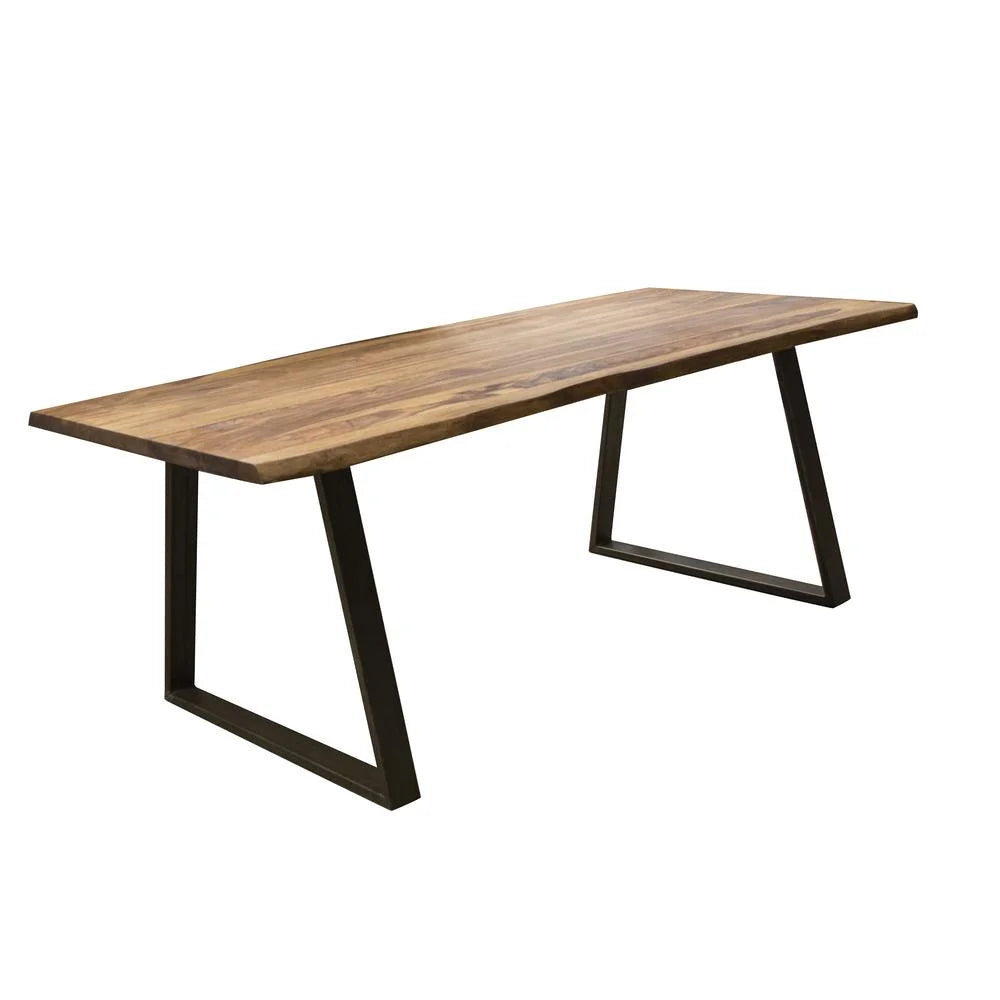 63-inch Sheesham Rosewood Finish Wood Top Dining Table A623936