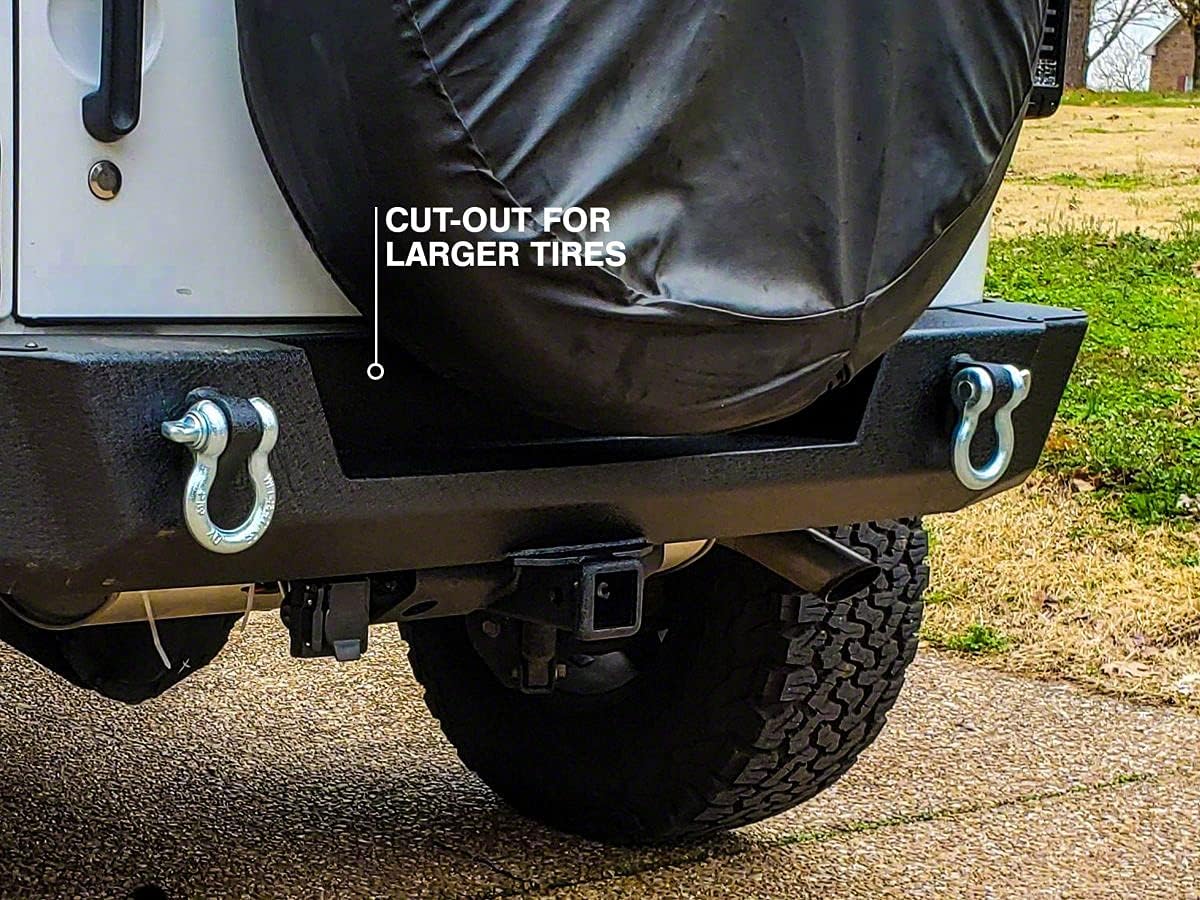 Rear Bumper Compatible with Jeep Wrangler JK F5579