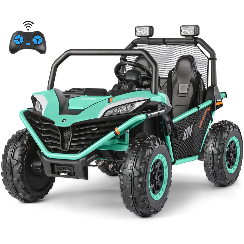 Blue 2 Seater 4WD Ride on Truck T756