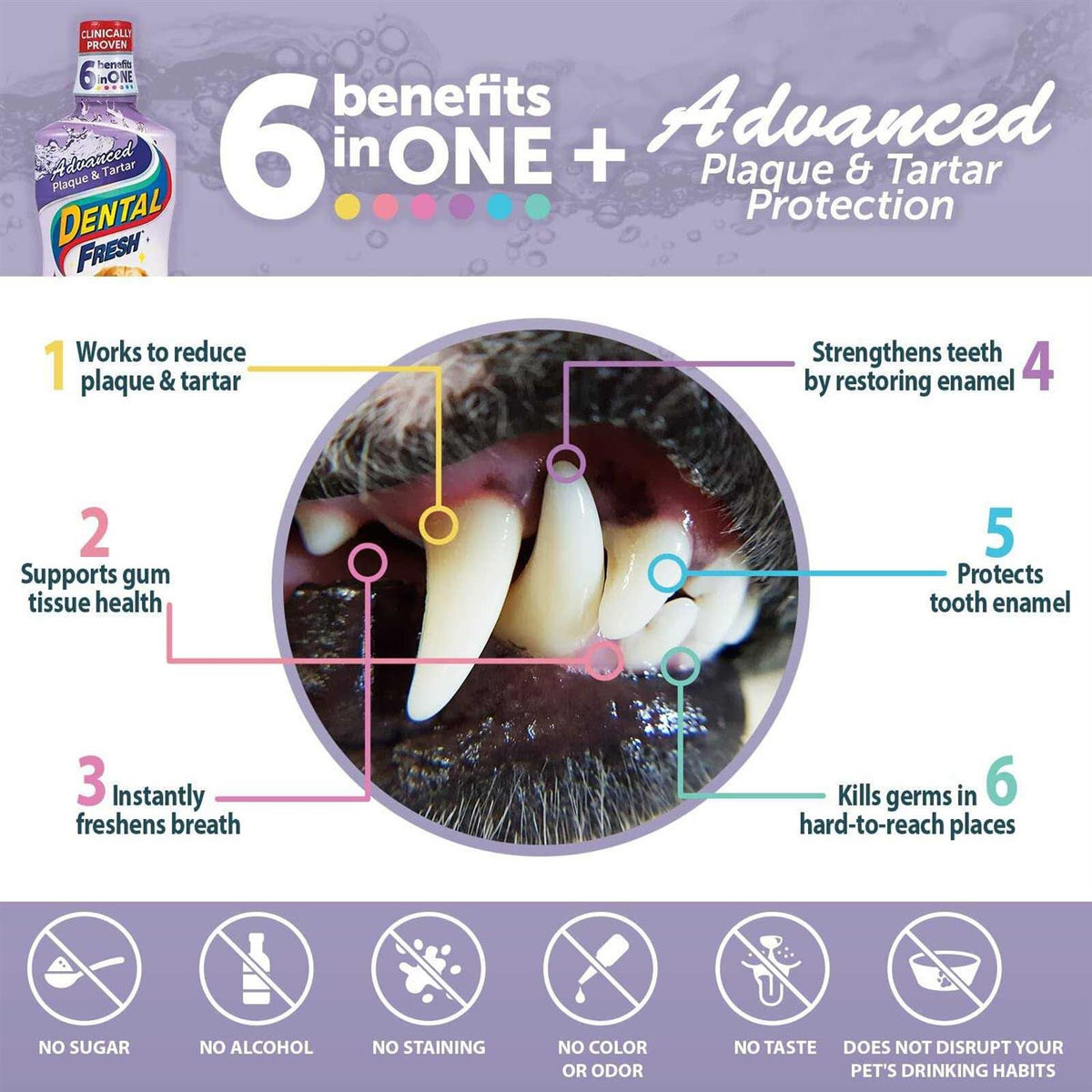 Advanced Plaque & Tartar Water Additive for Dogs P554010