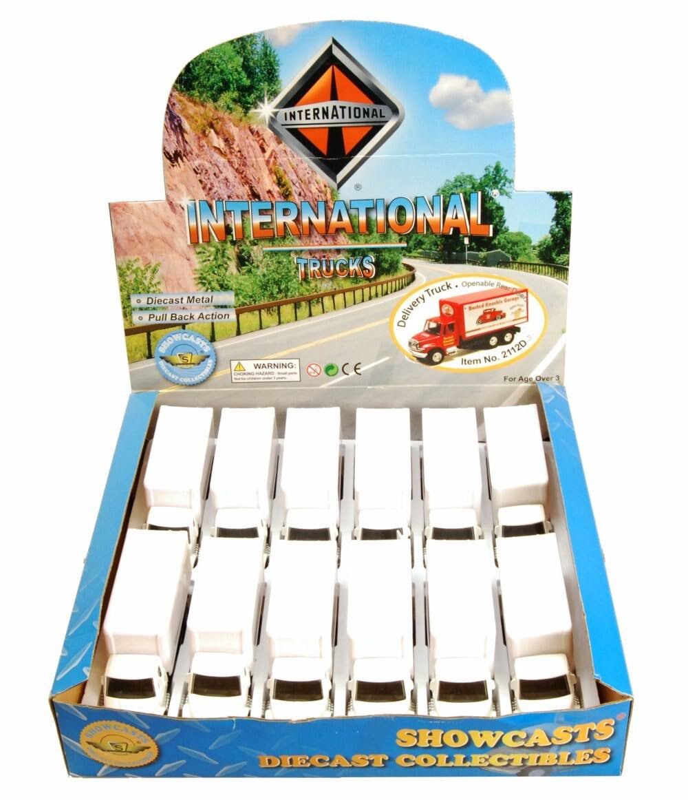 Diecast Model Cars Box Truck White S196474