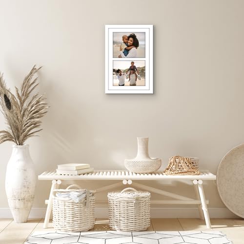 12x18 Collage Picture Frame with Shatter-Resistant Glass – Black Q700