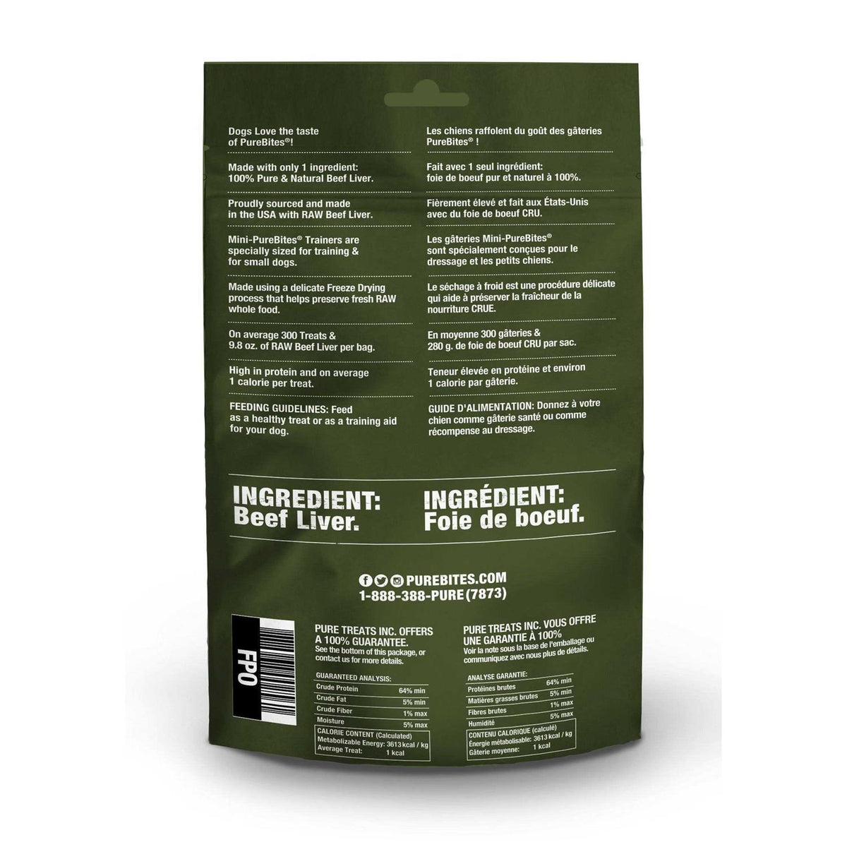 Beef Liver Freeze-Dried Raw Dog Treats K7439
