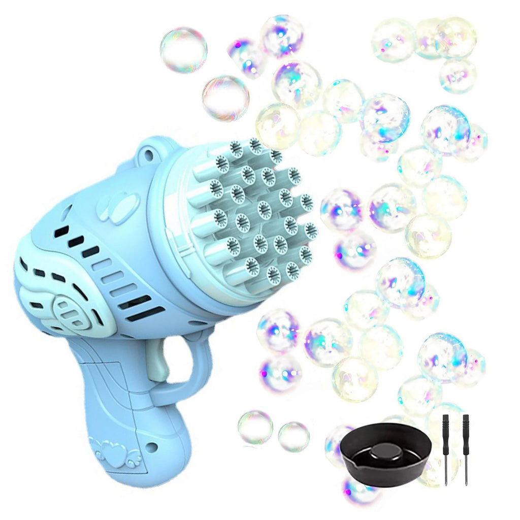 Bubble Gatling Gun 23 Holes Automatic Bubble Blower M4811